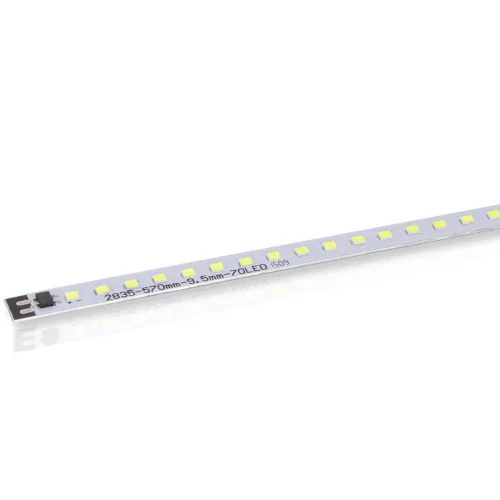 Светодиодная линейка 2835, 70 led, 220V, 8W, 570mm, D169, day white - фото I