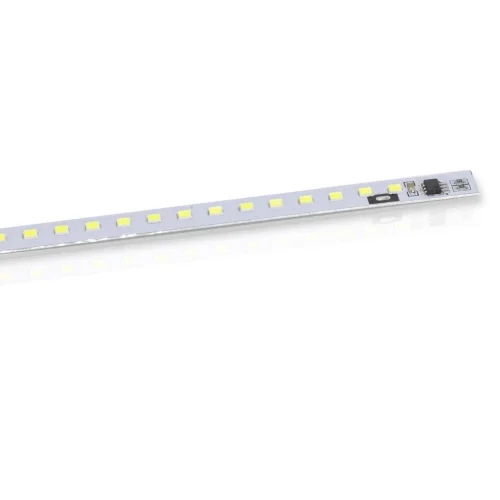 Светодиодная линейка 2835, 70 led, 220V, 8W, 570mm, D169, day white - фото II