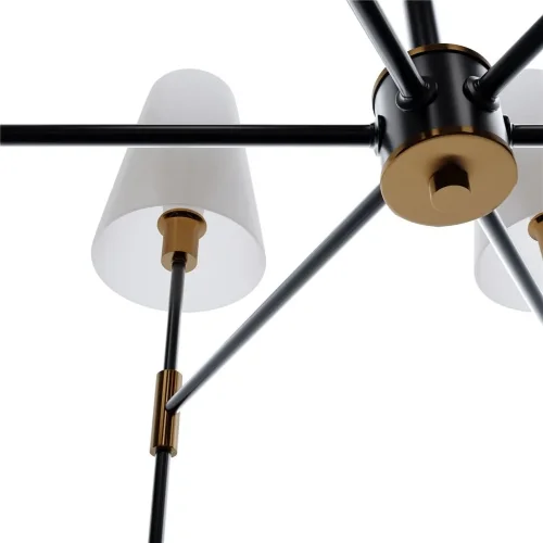 Люстра Freya FR5196PL-06BBS (Черный и Латунь) - фото 6