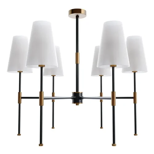 Люстра Freya FR5196PL-06BBS (Черный и Латунь) - фото 5