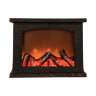ULD-L2821-005-DNC-RED BLACK FIREPLACE Светильник светодиодный Камин с эффектом пламени, питание от батареек 3АА не в-к или USB в-к, 28х21см, 5 светодиодов, Корпус черный, TM Uniel - фото 1