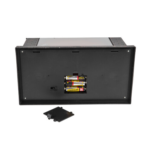 ULD-L2821-005-DNC-RED BLACK FIREPLACE Светильник светодиодный Камин с эффектом пламени, питание от батареек 3АА не в-к или USB в-к, 28х21см, 5 светодиодов, Корпус черный, TM Uniel - фото 6