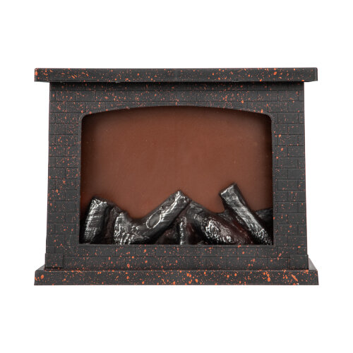 ULD-L2821-005-DNC-RED BLACK FIREPLACE Светильник светодиодный Камин с эффектом пламени, питание от батареек 3АА не в-к или USB в-к, 28х21см, 5 светодиодов, Корпус черный, TM Uniel - фото 8