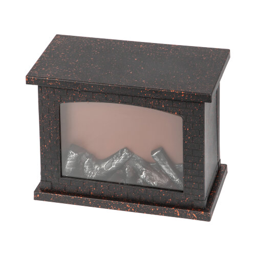 ULD-L2821-005-DNC-RED BLACK FIREPLACE Светильник светодиодный Камин с эффектом пламени, питание от батареек 3АА не в-к или USB в-к, 28х21см, 5 светодиодов, Корпус черный, TM Uniel - фото 9
