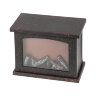ULD-L2821-005-DNC-RED BLACK FIREPLACE Светильник светодиодный Камин с эффектом пламени, питание от батареек 3АА не в-к или USB в-к, 28х21см, 5 светодиодов, Корпус черный, TM Uniel - фото 9