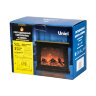 ULD-L2821-005-DNC-RED BLACK FIREPLACE Светильник светодиодный Камин с эффектом пламени, питание от батареек 3АА не в-к или USB в-к, 28х21см, 5 светодиодов, Корпус черный, TM Uniel - фото 10