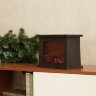 ULD-L2821-005-DNC-RED BLACK FIREPLACE Светильник светодиодный Камин с эффектом пламени, питание от батареек 3АА не в-к или USB в-к, 28х21см, 5 светодиодов, Корпус черный, TM Uniel - фото 11