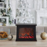 ULD-L2821-005-DNC-RED BLACK FIREPLACE Светильник светодиодный Камин с эффектом пламени, питание от батареек 3АА не в-к или USB в-к, 28х21см, 5 светодиодов, Корпус черный, TM Uniel - фото 14