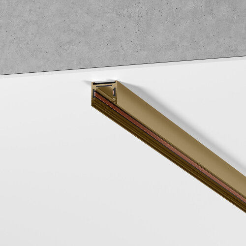 Brass Line Шинопровод накладной латунь 1,5м - фото 1