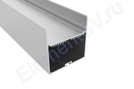 Профиль алюминиевый прямоугольный 4L-7477-S ANOD