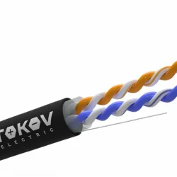 Кабель витая пара U/UTP 2х2х24AWG кат.5E PE outdoor 305м (м) TOKOV ELECTRIC TKE-C05-U22-5E-305-OD