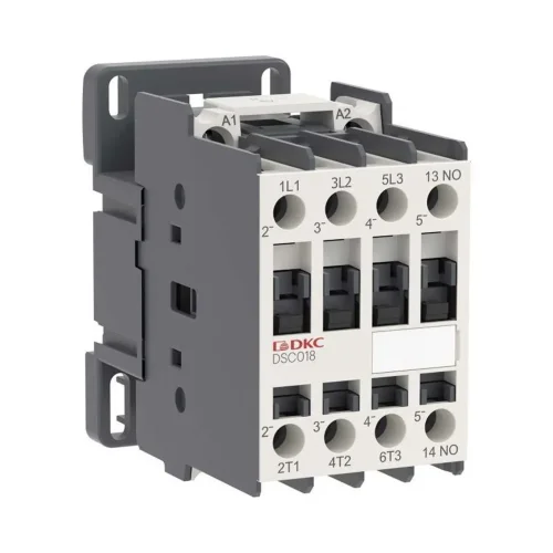 Контактор магнитный YON DSC018 18A 7.5кВт AC3 3P кат.220В AC 1НО YON DSC018-3C10A230 - фото