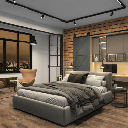 Акцентный светильник SMART SPOT 20W DIM 3000K-6000K черный, Denkirs DK8020-BK