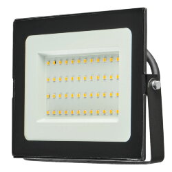 ULF-Q513 50W-3000K IP65 220-240В BLACK Прожектор светодиодный, Теплый белый свет 3000К, Корпус черный