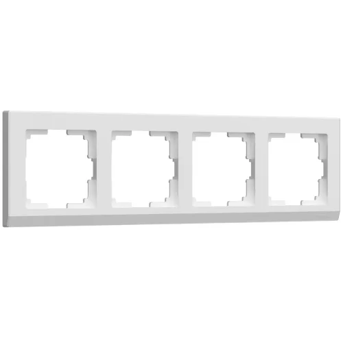 Рамка из поликарбоната на 4 поста Stark белый W0041801 - фото