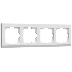 Рамка из поликарбоната на 4 поста Stark белый W0041801
