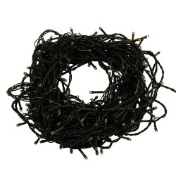 ULD-S10000-1000-DGA WARM WHITE IP20 Гирлянда светодиодная, 100м, 1000 светодиодов, Теплый белый свет, Провод зеленый