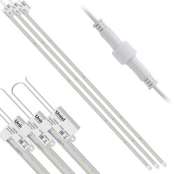 ULY-P91-20W-SPFR-K IP65 AC220V CLEAR KIT03 Светильник для растений светодиодный линейный, 1200мм, Спектр для фотосинтеза, В составе набора из 3-х штук, TM Uniel