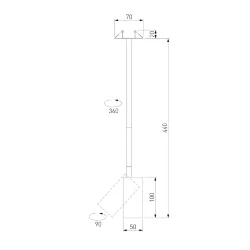 Встраиваемый потолочный светильник 50242 LED (061484)