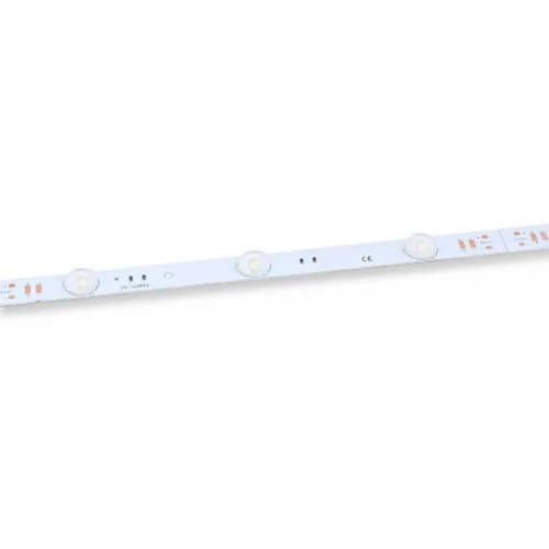 Светодиодная линейка линзованная 3030, 12 led, G106 (24V, 14,4W, white) - фото II