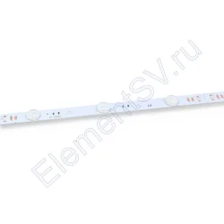 Светодиодная линейка линзованная 3030, 12 led, G106 (24V, 14,4W, white)