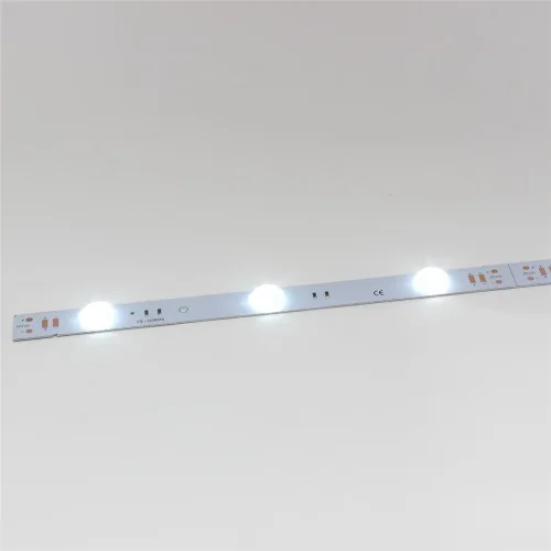 Светодиодная линейка линзованная 3030, 12 led, G106 (24V, 14,4W, white) - фото I
