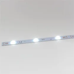 Светодиодная линейка линзованная 3030, 12 led, G106 (24V, 14,4W, white)