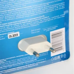 Светильник светодиодный NL-174 'Лампа' 220В ночник с выкл. бел. Camelion 12530