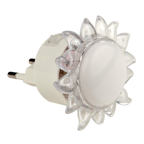 DTL-308-Подсолнух-RGB-4LED-0.5W Светильник-ночник, Выключатель на корпусе, Блистер - фото 1