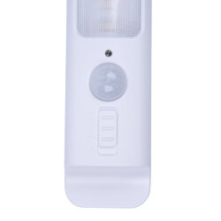 ULM-F47-0.9W-4500K-3AA SENSOR IP20 WHITE Светильник светодиодный для мебели с датчиком движения, Питание 3АА не в-к, 200x42x36.5мм, 150Lm