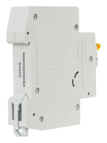 Выключатель автоматический модульный 1п C 6А 6кА ВА47-60M KARAT IEK MVA31-1-006-C - фото 3