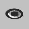 DK2500-BK Встраиваемый светильник, IP 20, 5 Вт, LED 3000, черный, алюминий. Фото 2