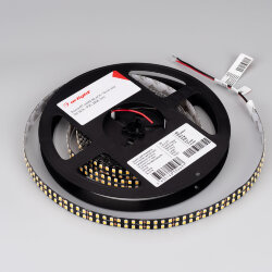 Светодиодная лента RT-A320-BLACK-15mm 24V Warm3000 (24 W/m, IP20, 2835, 5m) (Arlight, высок.эфф.150 лм/Вт)