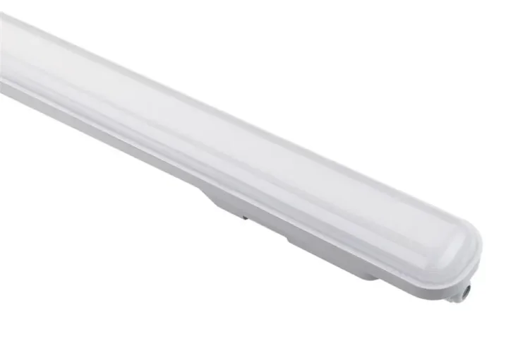 Светильник светодиодный ДСП WP 02 C 36W OP 865 L1200 1200х70х72мм 36Вт 6500К IP65 пылевлагозащ. бел. Русский Свет 15070223085 - фото 2