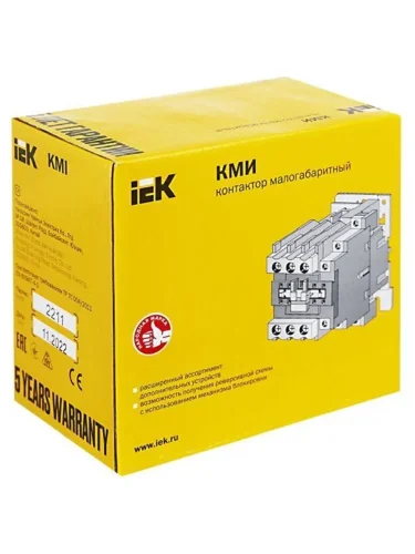 Контактор КМИ-34012 40А 230В/АС3 1НО 1НЗ KARAT IEK KKM31-040-230-11 - фото 2