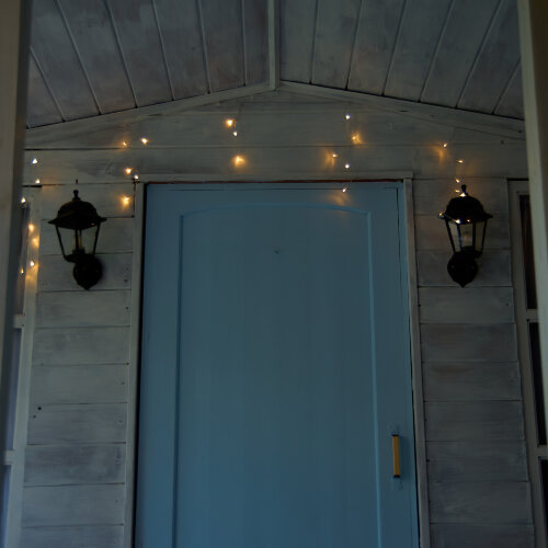 ULD-B6006-080-STK WARM WHITE IP44 Бахрома светодиодная со статическим свечением, 6м, Соединяемая, 80 светодиодов, Теплый белый свет, Провод прозрачный - фото 12