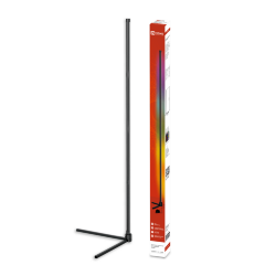 Светильник напольный светодиодный ТСО 01Ч 12Вт RGB, с пультом ДУ, с адаптером ЧЕРНЫЙ IN HOME