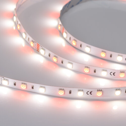 Светодиодная лента RT-B60-10mm 24V RGBW-Day (14.4 W/m, IP20, 5060, 5m) (Arlight, Открытый) 018326(2) - фото