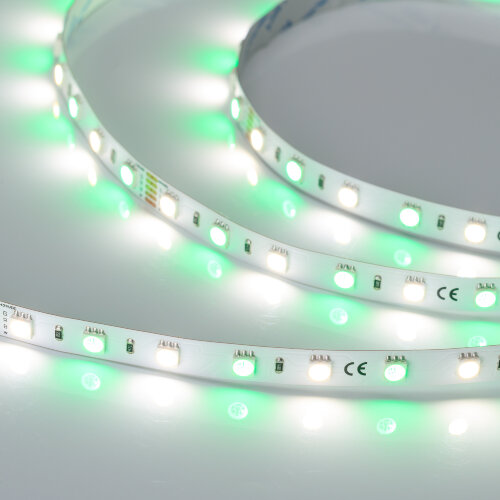 Светодиодная лента RT-В60-10mm 24V RGBW-Day (14.4 W/m, IP20, 5060, 5m) (Arlight, Открытый) 018326(2) - фото 5