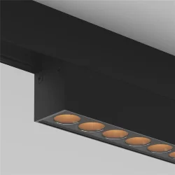 Уличный трековый светильник Точки / Points Exility IP 3000К 18Вт 36° черный (Черный) O-TR02-2-S-18WB3K