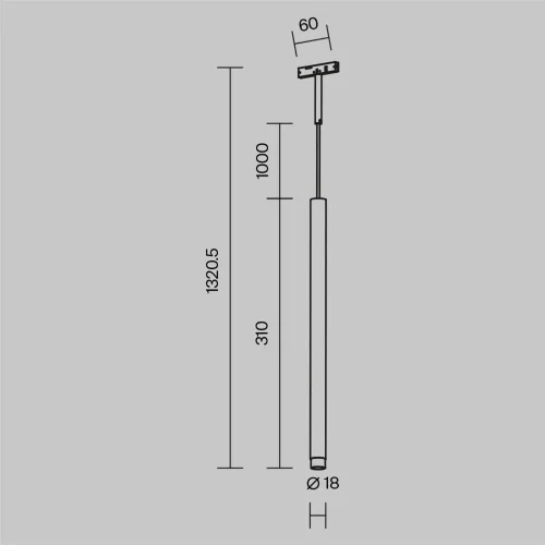 Трековый светильник Скольжение / Skim Levity 4000К 3Вт 36° (Черный) TR191-1-3W4K-M-BBS - фото 2