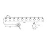 USL-S-126-PT1800 FROST BULBS Садовая гирлянда на солнечной батарее Матовые лампочки, 10 светодиодов, Теплый белый свет, 1xАА Ni-Mh аккумулятор в-к, IP44, TM Uniel - фото 11
