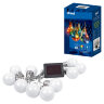 USL-S-126-PT1800 FROST BULBS Садовая гирлянда на солнечной батарее Матовые лампочки, 10 светодиодов, Теплый белый свет, 1xАА Ni-Mh аккумулятор в-к, IP44, TM Uniel - фото 10