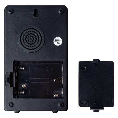 UDB-017W-R1T1-38S-150M-BL-SL Звонок беспроводной, Радиус действия 150м, Черный с серебристым - фото 6