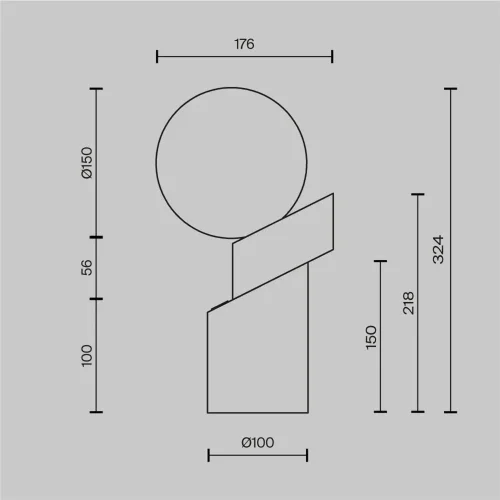 Настольный светильник Divario 3000К 3Вт (Черный) - фото 7