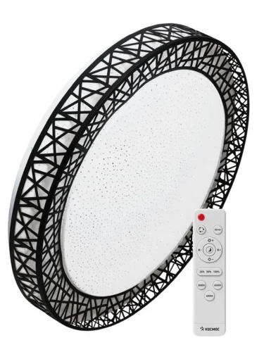 Светильник светодиодный PREMIUM Loft-B 75Вт 230В 3000-6500К 6000лм IP40 490х100мм настенно-потолочный управляемый с пультом ДУ КОСМОС KSLofB75W - фото