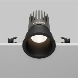 Встраиваемый светильник Омут+ / Dip 15 Вт 4000 К 50° (Черный) DL118-15W-4K-B