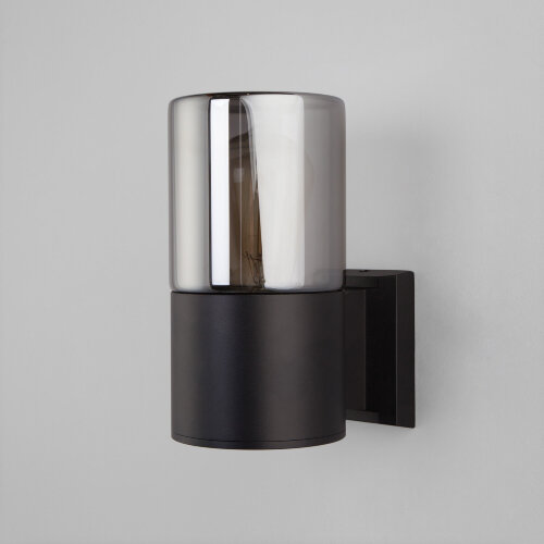 Уличный настенный светильник Roil чёрный IP54 - Фото 4