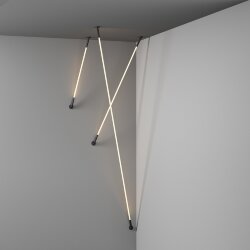 Cветильник-трос в оплетке FLEX со светодиодом 3м 24V DC 52W 360° 3000К IP20 черный, Цветопередача: &gt;90, Световой поток: 2310Лм, Denkirs DK7503-BK