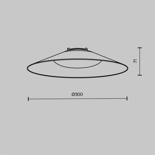 Подвесной светильник Кампана / Campana Parity 4000K 12Вт 120° белый (Черный) TR127B-12W4K-W - фото 9